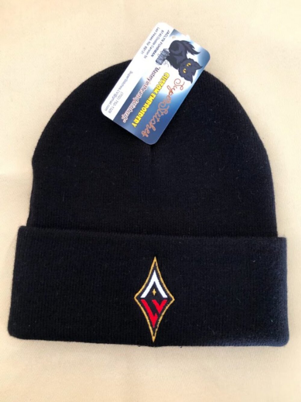 Las Vegas Aces Black Cuffed Beanies!